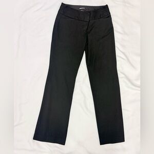 Express Editor black Office Pants - size 6R measurements included